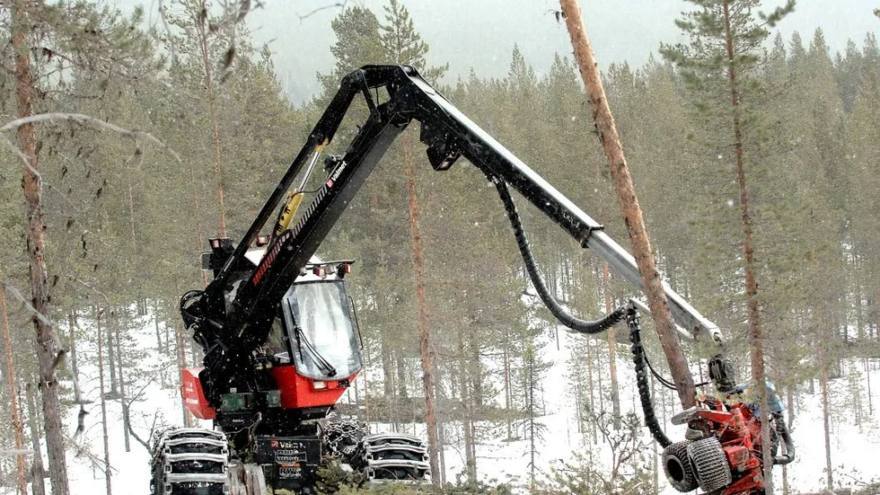 I april månad slog vi avverkningsrekord i norra Norrland enligt Skogsstyrelsens månadsstatistik.
