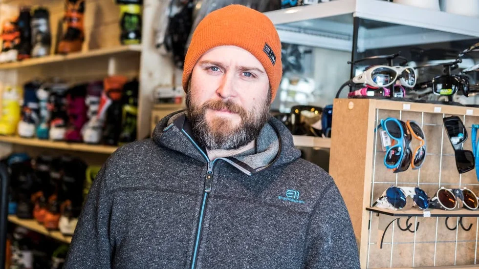 Prisade. Markus Lygnersjö är en av ägarna till Höjdmeter som utsågs till Årets Företagare av Kiruna kommun.