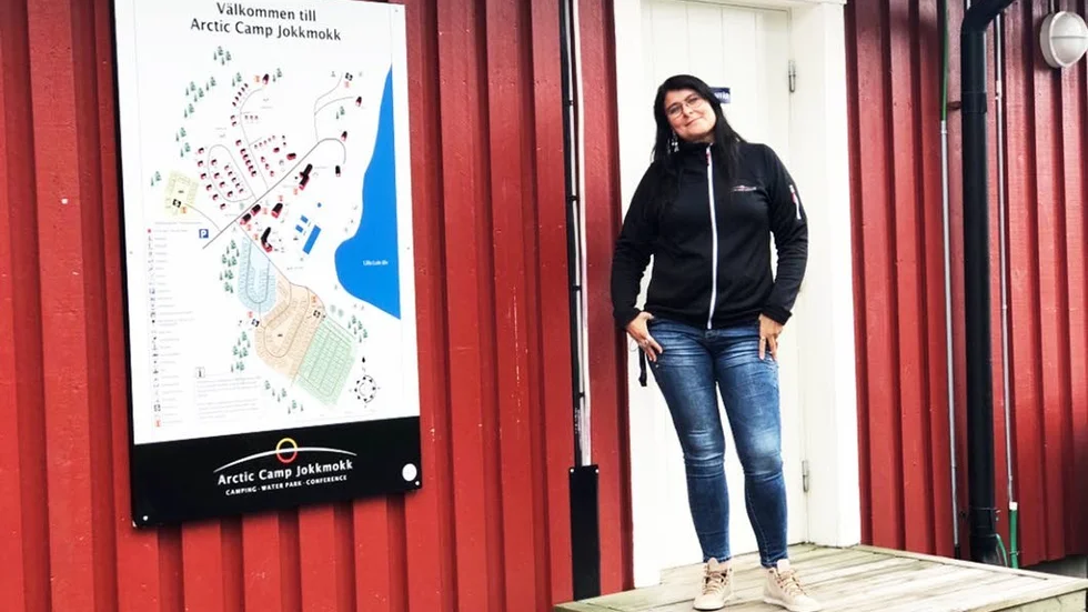 Campingchefen Pia Emretsson summerar en rekordsommar i Jokkmokk.