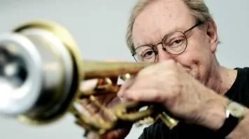 Bosse Broberg, jazzmusiker, trumpetare.