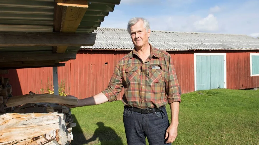 Markägare och pensionerad forskningsledare Hans Waara har arbetat i minst 20 år för att skapa intresse för ökad tillväxt i skogen, mer användning av skogen nu välkomnar han forskarnas projekt.