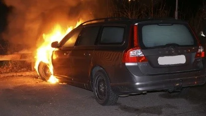 Noreens väg i natt.
