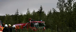 Större brand i Knutbytrakten