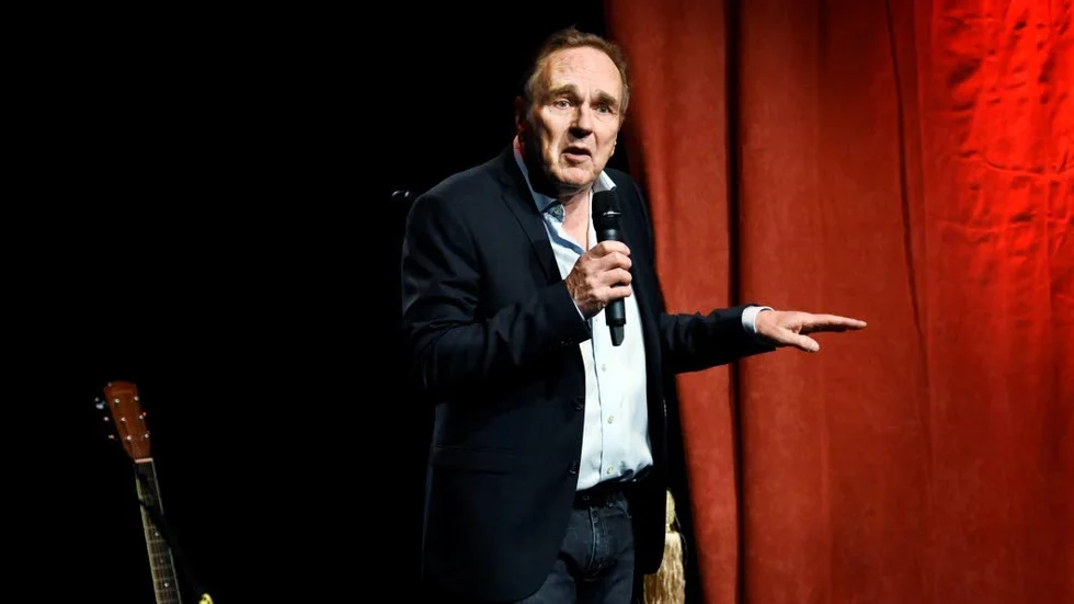 Till Östhammar. Lennie Norman i samband med showen "Gubbvarning – live" på Kulturens hus i Luleå.