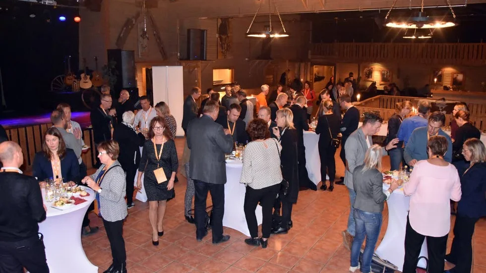 Lunch. På torsdagen var det dags för näringslivsdag i Boden eller som den kallas Boden Business day. Exklusive de inbjudna föreläsarna kom omkring 150 personer.