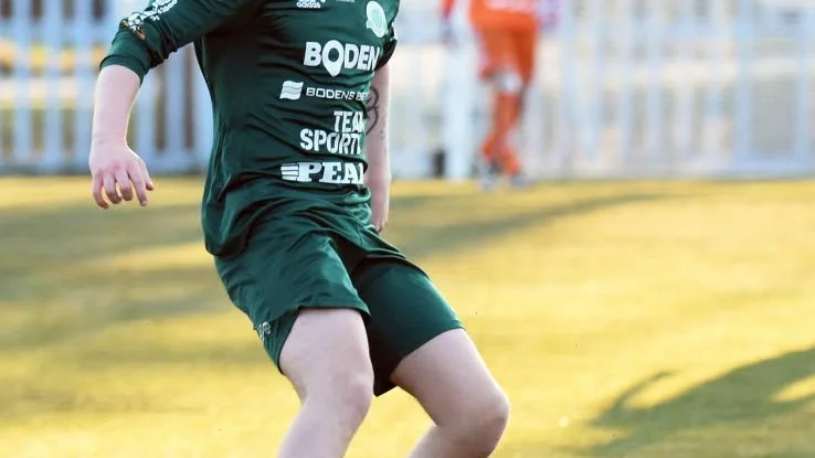 Elias Öhman stod för matchens första mål
