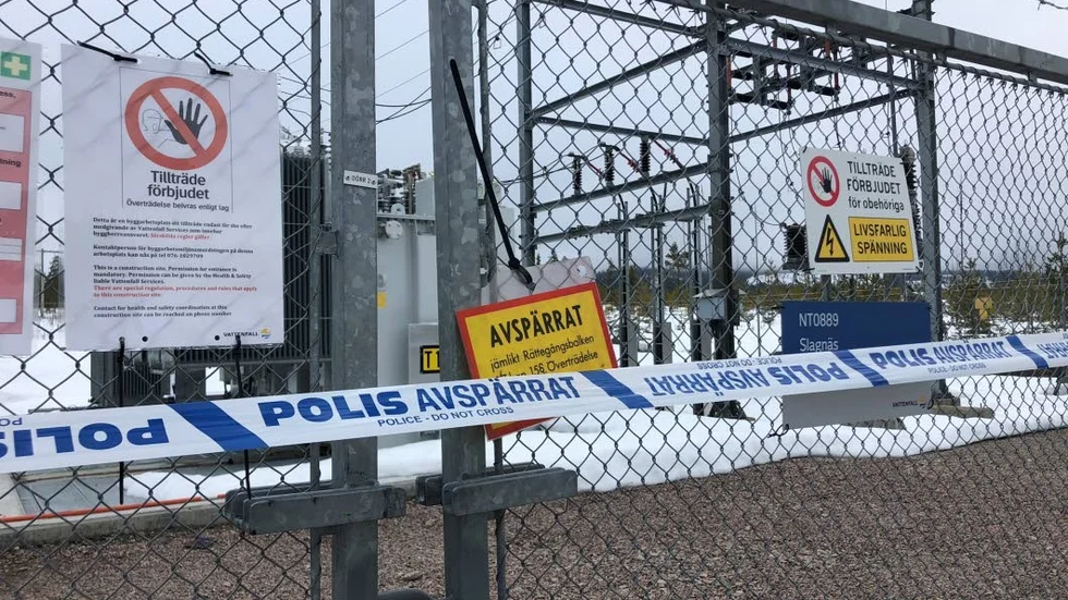 Det var här olyckan skedde, i Strömholm i Arjeplogs kommun.