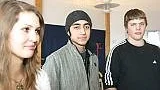 Amanda Cervenka, Emil Ezatinia och Erik Ström tycker att det är synd att kommunen drar ner på antalet sommarjobbsplatser.