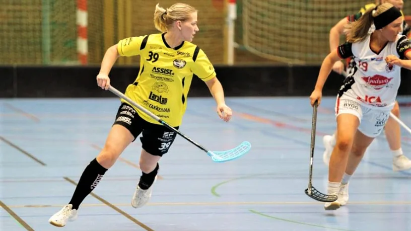 Hanna Bergstrand gjorde mål.