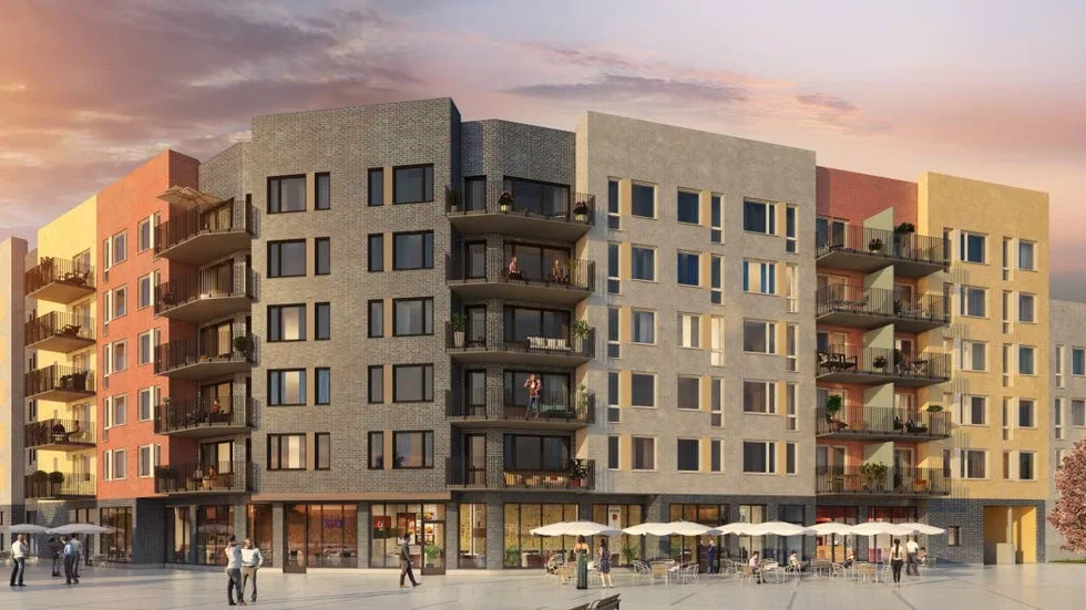 I bottenvåningen på fastigheten som håller på att byggas i Stenhagen ska det bli vårdcentral med bland annat husläkare och mödrahälsovård.