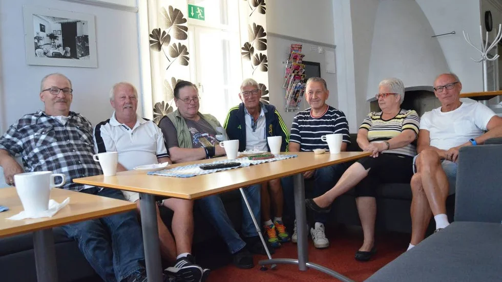 Brukar träffas. Några av dem som inte har jobb är Leif Nielsen, Kent Johansson, Bo Hertzman, Sivert Eriksson, Roger Lundberg, Lillemor Johansson och Thomas Gustavsson.