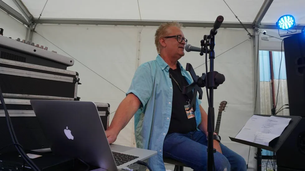 Ny roll. Shclagerräven Nick Borgen agerade quizledare.