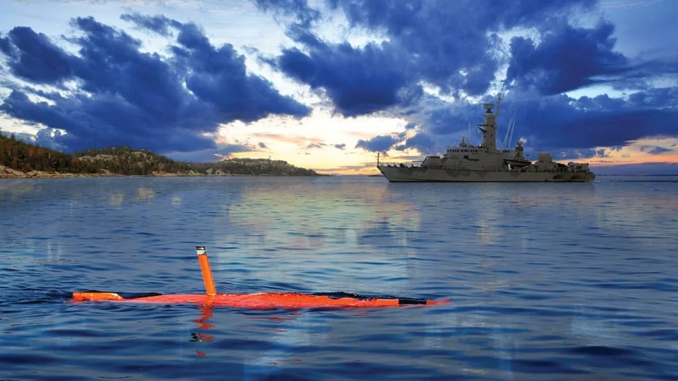 Övningsmål. Systemet AUV62-AT är utformat för träning av marina ubåtsjaktstyrkor och produktionen till Försvarets materielverk ska ske i Linköping.