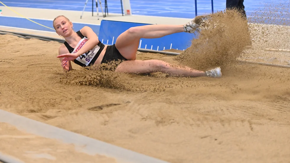 Maja Åskag var inte nöjd med resultaten, men glad över guldmedaljerna.