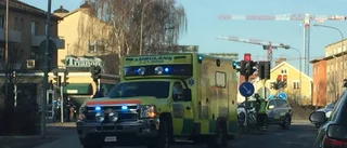 Person till sjukhus efter påkörning