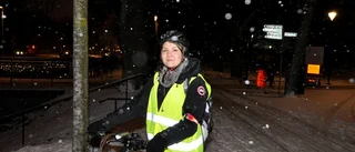 En av fyra cyklister i Uppsala kör utan lyse