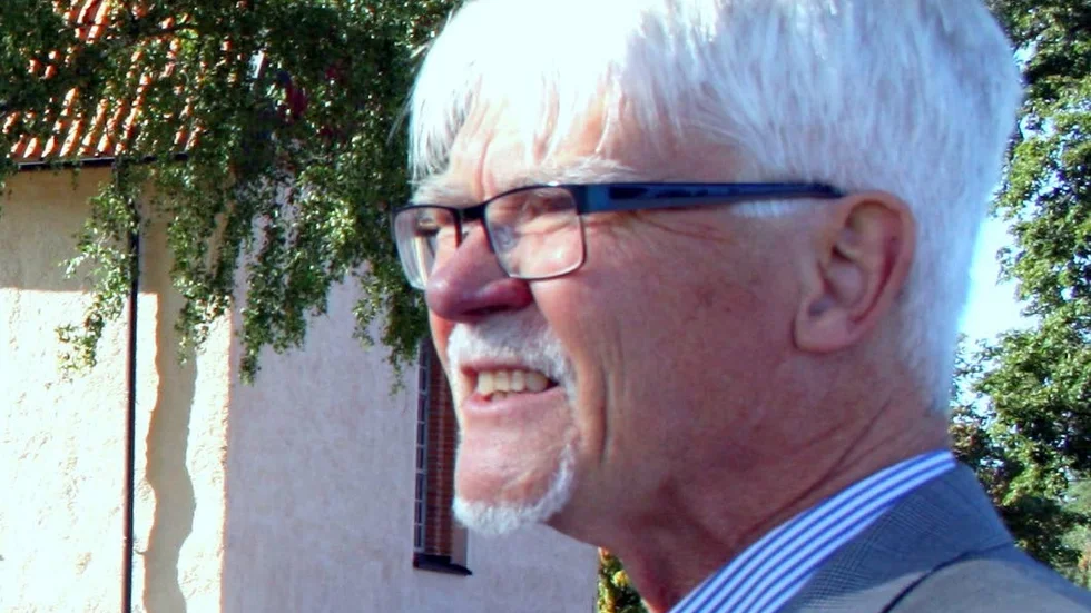 Värden. Olle Nordberg hade valt programmet i sin andra önskekonsert i Giresta kyrka.
