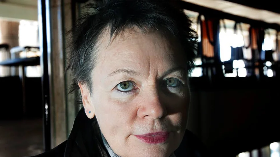 Samarbete. Laurie Anderson samarbetar med The Kronos Quartet på nya albumet  "Landfell".