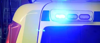 Sladdade in i stolpe