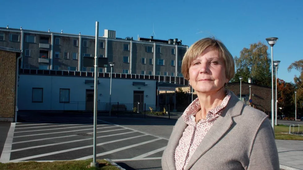 Säkerheten har höjts vid lasarettet i Enköping efter händelsen i somras berättar Eva Telne, förvaltningsdirektör.
