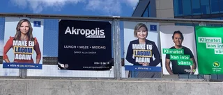 Då måste partiernas valafficher vara borta