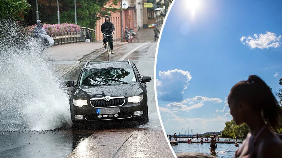 Trots regn - varmare väder väntar runt hörnet.