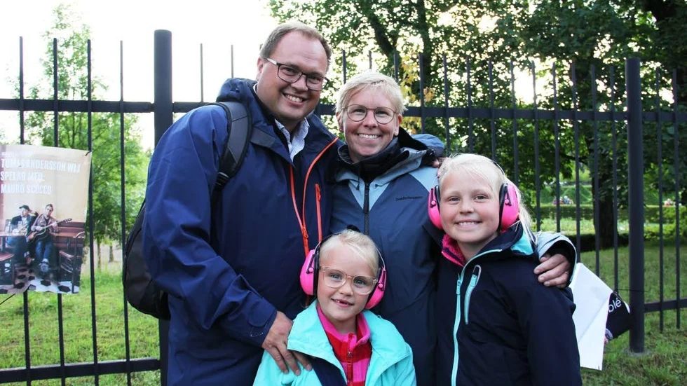 Mathias Näll, Ingrid näll, Ellinor Näll samt Lovisa Näll.