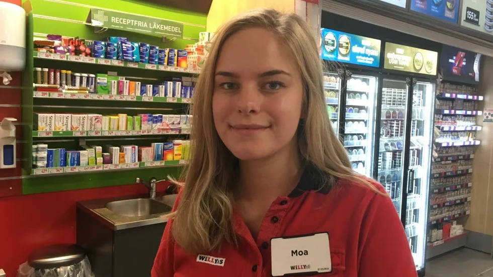 Moa Wahlborg, 20 år, arbetade på Willys under en av skottlossningarna i våras och uppskattar att polischefen tar problemen på allvar.