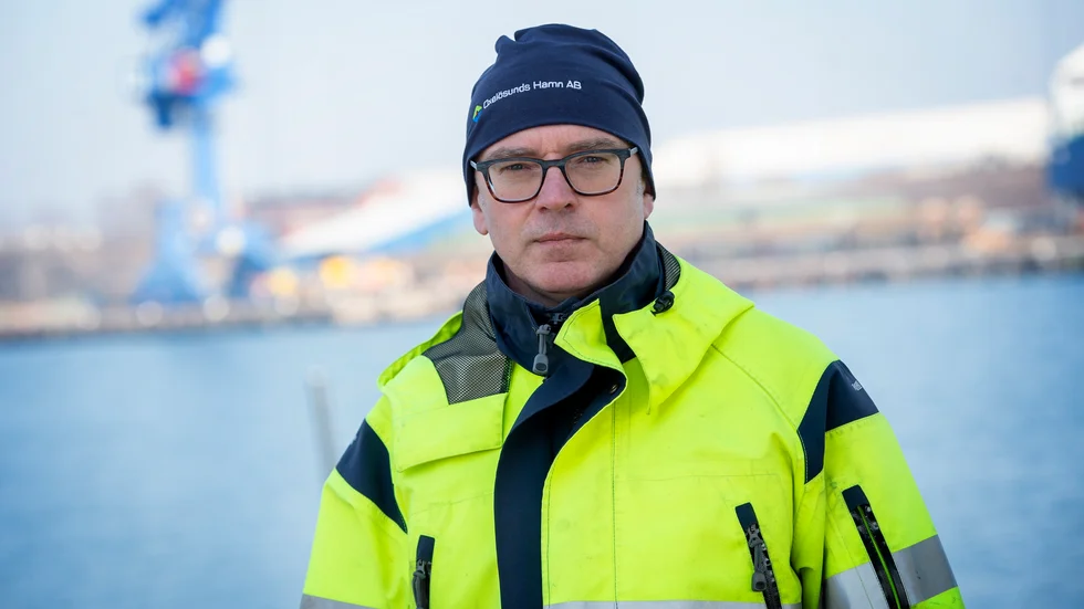 Oxelösunds hamns vd Douglas Heilborn.