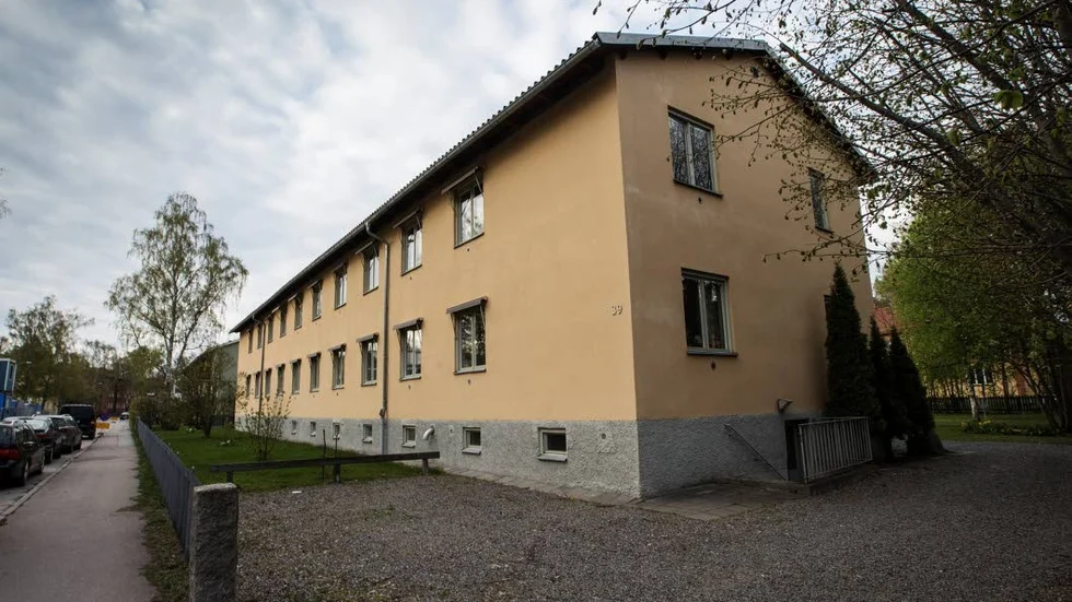 Barnrikehus. Detta hus på Swedenborgsgatan i Svartbäcken byggdes i slutet av 1930-talet specifikt för att husera barnfamiljer med små inkomster. Det var under denna tid som grunden till den moderna bostadspolitiken lades.