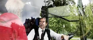 Regngrå resa med sista Stockholmsbussen