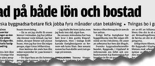 Skatteverket granskar bolag efter UNT-artikel om uteblivna löner