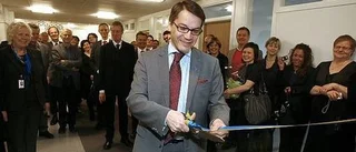 Göran Hägglund invigde nya lokaler