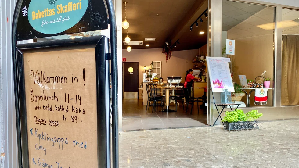 Saluhallen i Gallerian består fortfarande bara av de två ursprungliga restaurangerna Babettas skafferi och La Taquiza.