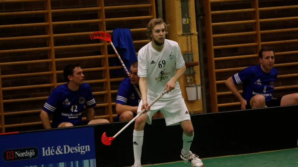 Dubbelt upp. Max Gustafsson gjorde två av Lamadjurets mål mot Bålsta.