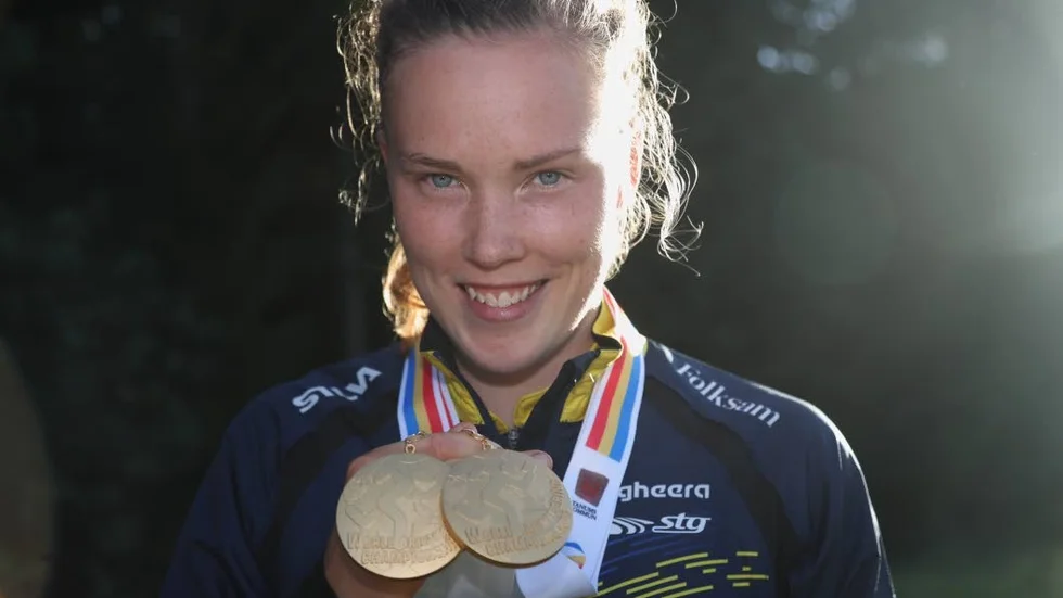 VM-guld. Tove Alexandersson tog två guldmedaljer i orienterings-VM i Strömstad 2016.
