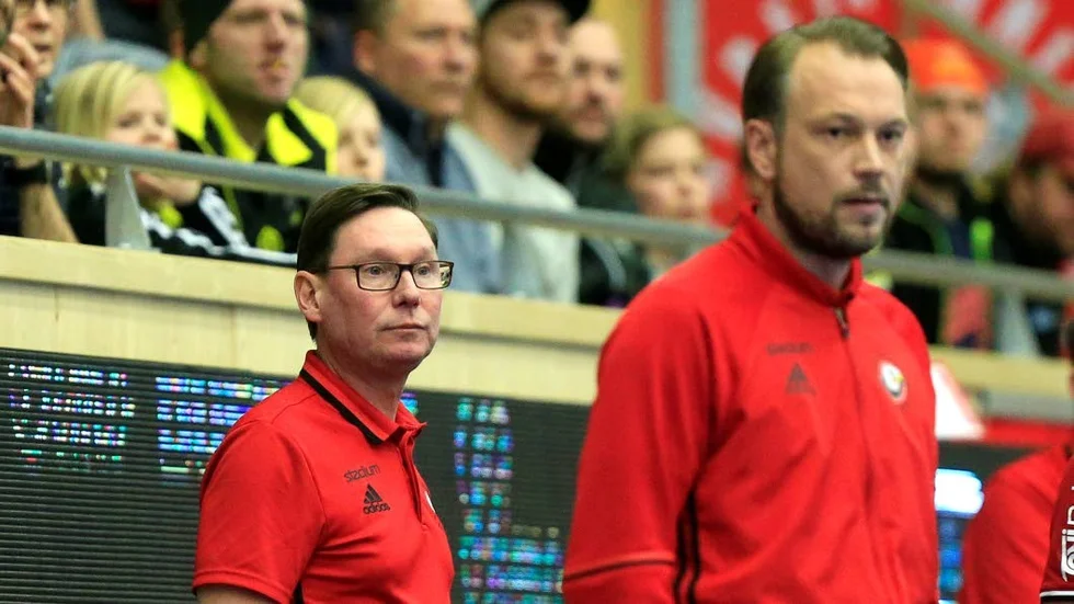 Storvretas tränarduo: Stefan Forsman och Hannes Öhman.