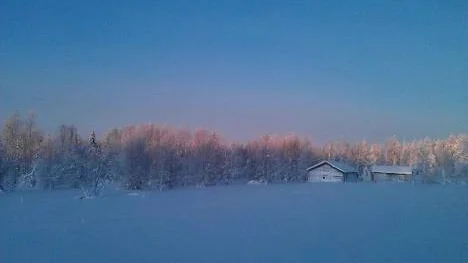 Vacker vintermorgon i Storgranliden.