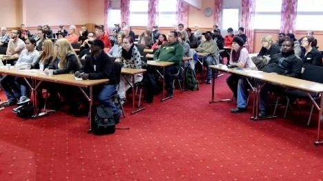 88 arbetssökanden, främst från Norrbotten, fick lära sig mer om skogsbranschen.