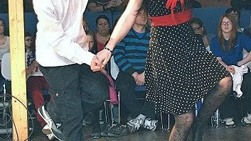 I Lindyhop Ungdom/Junior-klassen slutade Älvsbyns Pontus Stenberg och Ida Lundberg på en fin fjärde plats.