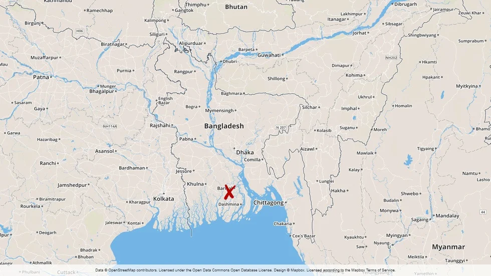 Barisal i Bangladesh.