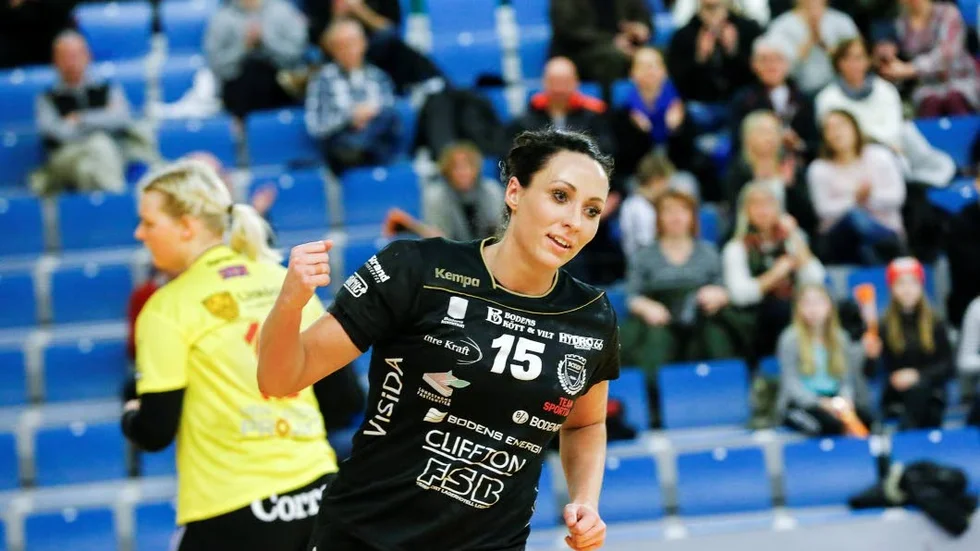 Målskytt. Annica Ölén stod för hela sex stycken mål mot det norska laget.
