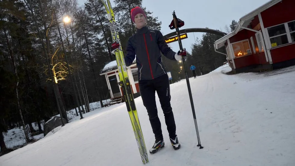 Elin Lundbäck tyckte att det tog emot lite i spåret.