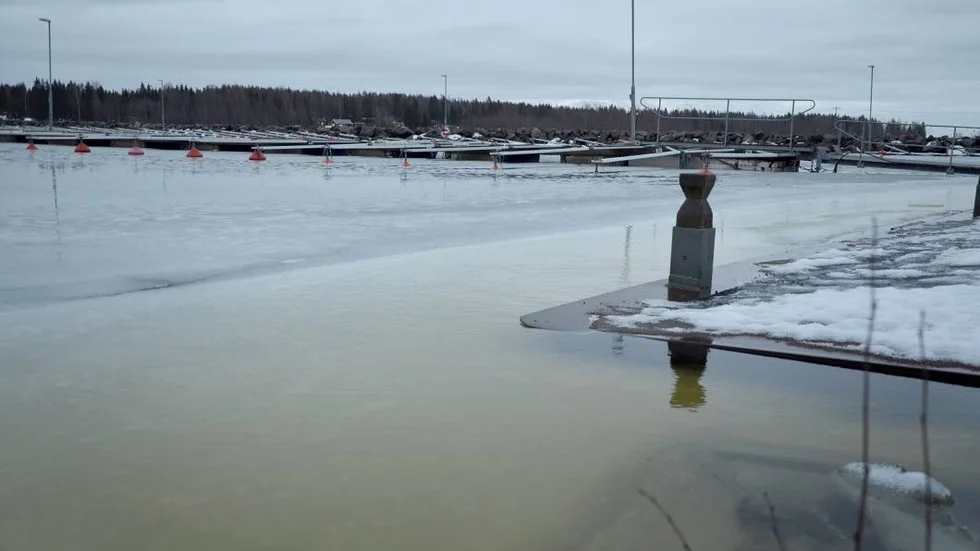 Lastbryggan i Stallarna.