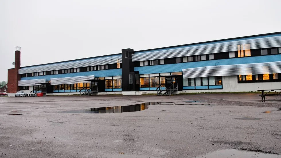 Bolagsskolans gymnastikhall är en av de lokaler som kommunen pekar ut som lämplig om det skulle uppstå ett nödläge där många flyktingar måste få tak över huvudet.