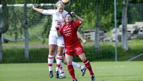 Målskytt 1. Laura Kane gjorde en av sina bästa matcher den här säsongen. Foto: PETRA ISAKSSON