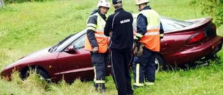 Lyckades undvika träd med få meter