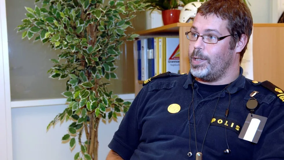 Kommunpolis Stefan Ström.