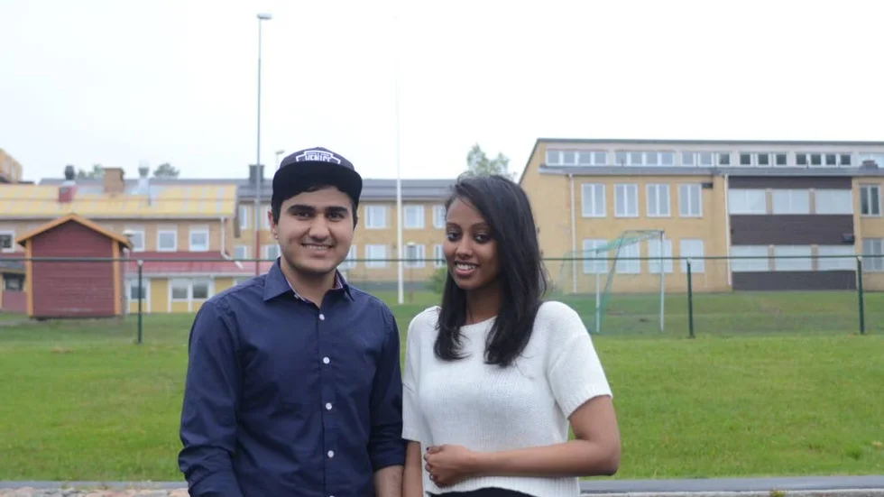 Iqbal Salah  och Hosaina Afewerki talar flera olika språk. Tillsammans har det startat företaget Språkakuten.