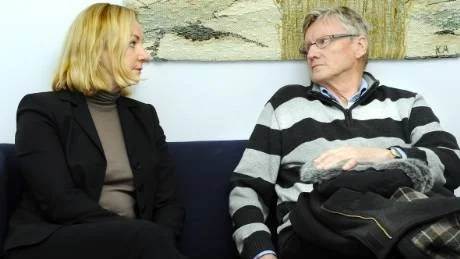 ÄR INTE ANSTÄLLD. Vid tvisteförhandlingen stod landstinget kvar vid sin ståndpunkt att Mansten inte längre är anställd. Till vänster syns advokat Ulrika Runelöv och landstingets Bo Nilsson.